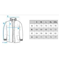 Vyriška tamsiai mėlyna žieminė striukė Pablo