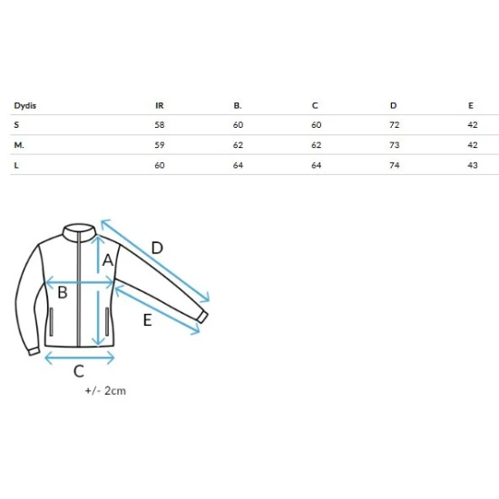 Moteriška pereinamojo sezono ruda striukė Enit Moteriškos striukės