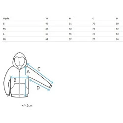 Moteriškas rusvas džemperis su gobtuvu Trend