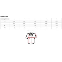 Vyriški dryžuoti juodi polo marškinėliai Captain