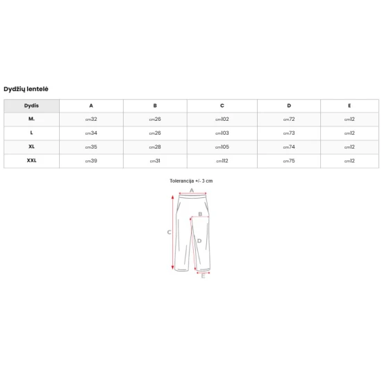 Vyriškos pilkos kelnės Astin Laisvalaikio kelnės