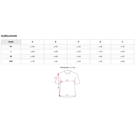 Vyriški juodi marškinėliai Cliff Marškinėliai