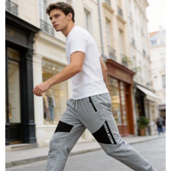 Vyriškos šviesiai pilkos kelnės Arton