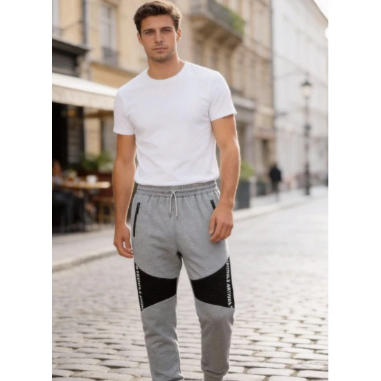 Vyriškos šviesiai pilkos kelnės Arton