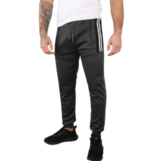 Vyriškos tamsiai pilkos laisvalaikio kelnės Emir Laisvalaikio kelnės