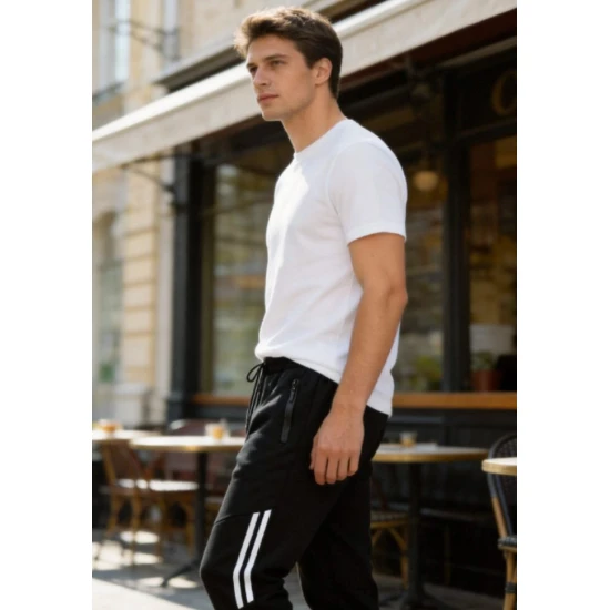 Vyriškos juodos kelnės Jasper Kelnės