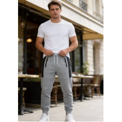 Vyriškos šviesiai pilkos kelnės Jackson