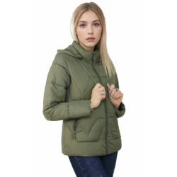 Chaki spalvos moteriška striukė Mija