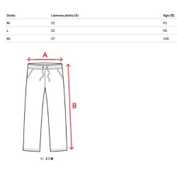 Vyriškos pilkos laisvalaikio kelnės Kenny