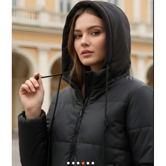 Juodos spalvos moteriška striukė Alin Moteriškos striukės