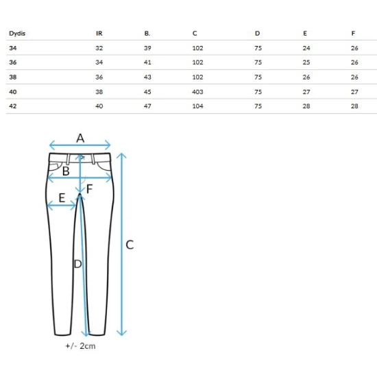 Moteriški tamsiai mėlynos spalvos aukštu liemeniu džinsai Lind Džinsai ir Kelnės