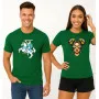 Dark green T-shirt set: Vytis-Lietuvaitė