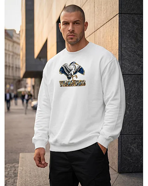 Men’s white sweater Visaginas