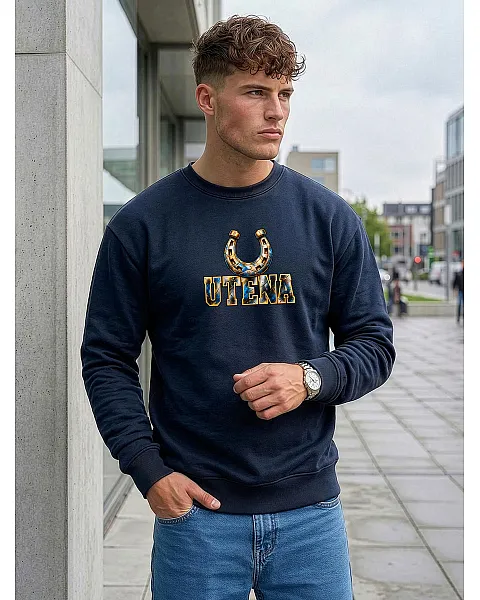 Men's dark blue sweater, Utena