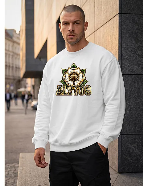 Men's White Sweatshirt Alytus