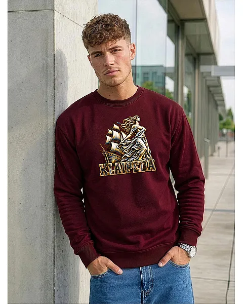 Men's Burgundy Sweatshirt Klaipėda