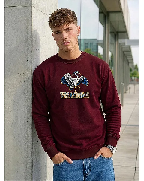 Men’s burgundy sweater Visaginas