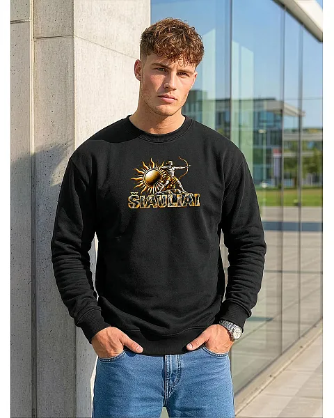 Men’s black sweater Šiauliai