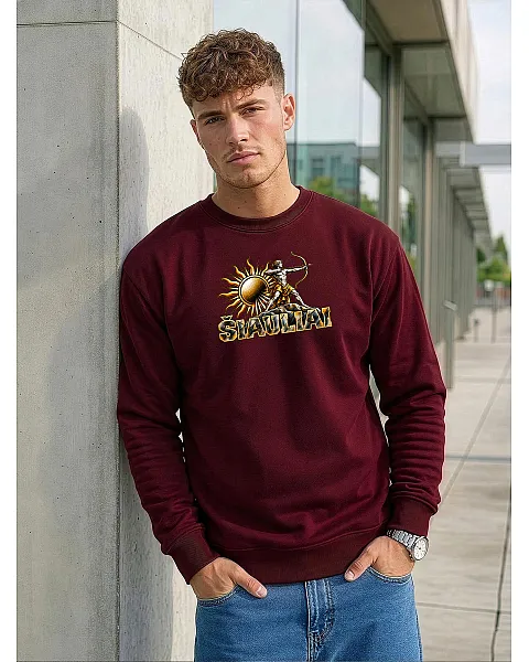 Men’s burgundy sweater, Šiauliai