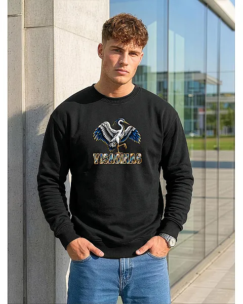 Men’s black sweater Visaginas