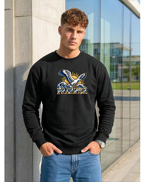 Men’s black sweater Palanga
