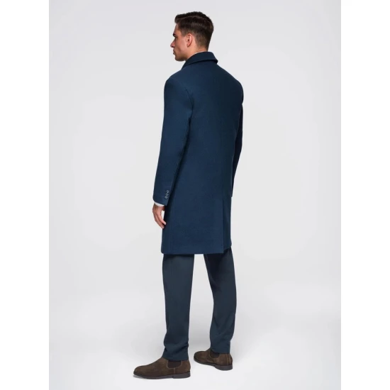 Vyriškas tamsiai mėlynas paltas Corpo