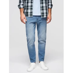 Vyriški šviesiai mėlyni džinsai Luca