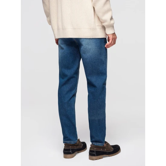 Vyriški tamsiai mėlyni džinsai Luca Džinsai ir Jogeriai