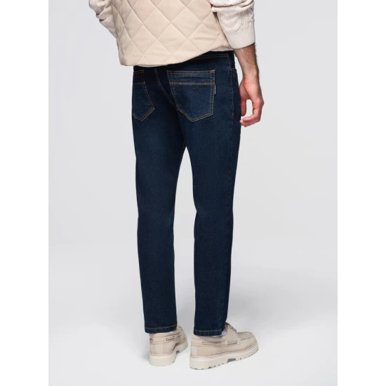Vyriški tamsiai mėlyni džinsai Andre