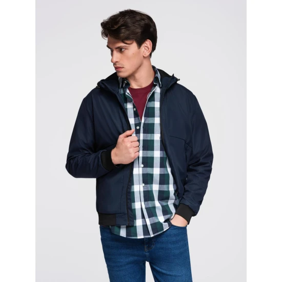 Vyriška tamsiai mėlyna striukė Eden