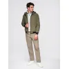 Men's khaki jacket Eden