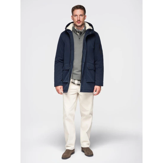 Vyriška tamsiai mėlyna žieminė striukė Elot