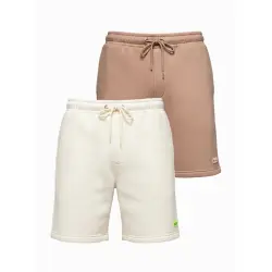 Unisex šortų rinkinys rusvos/šviesiai rudos spalvos Level Up