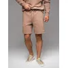 Unisex-shortset, ruskea/vaaleanruskea, Level Up