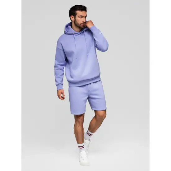 Unisex šortų rinkinys mėlyni/šviesiai violetinės spalvos Level Up