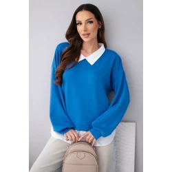 Moteriška mėlyna palaidinė Liucy