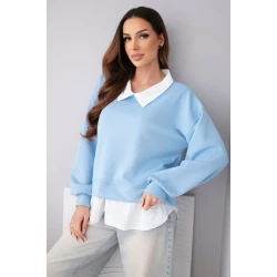 Moteriška šviesiai mėlyna palaidinė Liucy