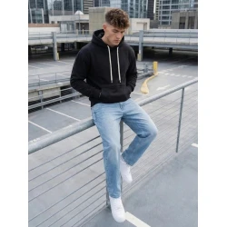 Vyriškas juodas džemperis Ostin