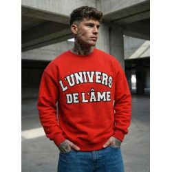 Vyriškas raudonas džemperis L'Univers