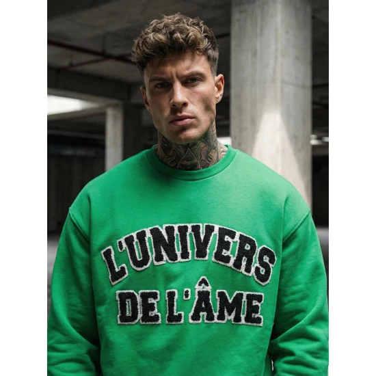Vyriškas žalias džemperis L'Univers