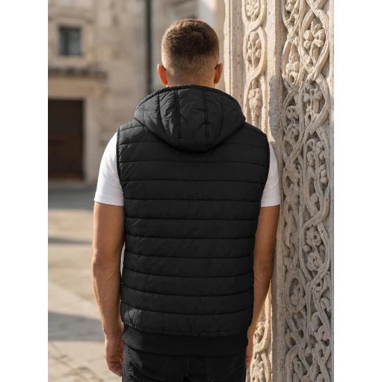 Vyriška juoda liemenė Minel Liemenės