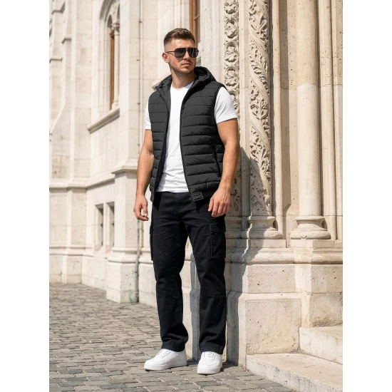 Vyriška juoda liemenė Minel Liemenės