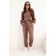 Moteriškas rudas laisvalaikio komplektas Isabel