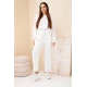 Moteriškas baltas komplektas su juostelėmis „Ambi“