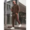 Men's brown suit without a hood by Gucci