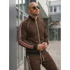 Men's brown suit without a hood by Gucci