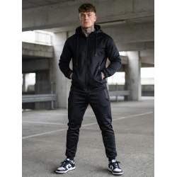 Vyriškas juodas kostiumas Gibon