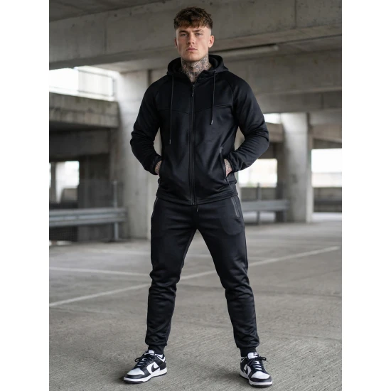 Vyriškas juodas kostiumas Gibon Sportiniai kostiumai