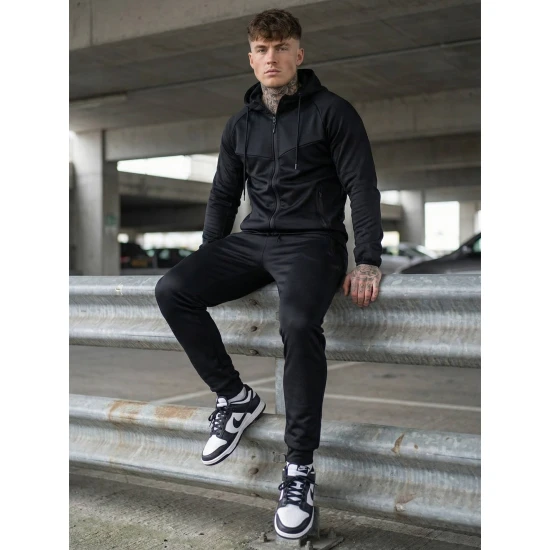 Vyriškas juodas kostiumas Gibon Sportiniai kostiumai