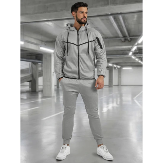 Šviesiai pilkas vyriškas komplektas Jake